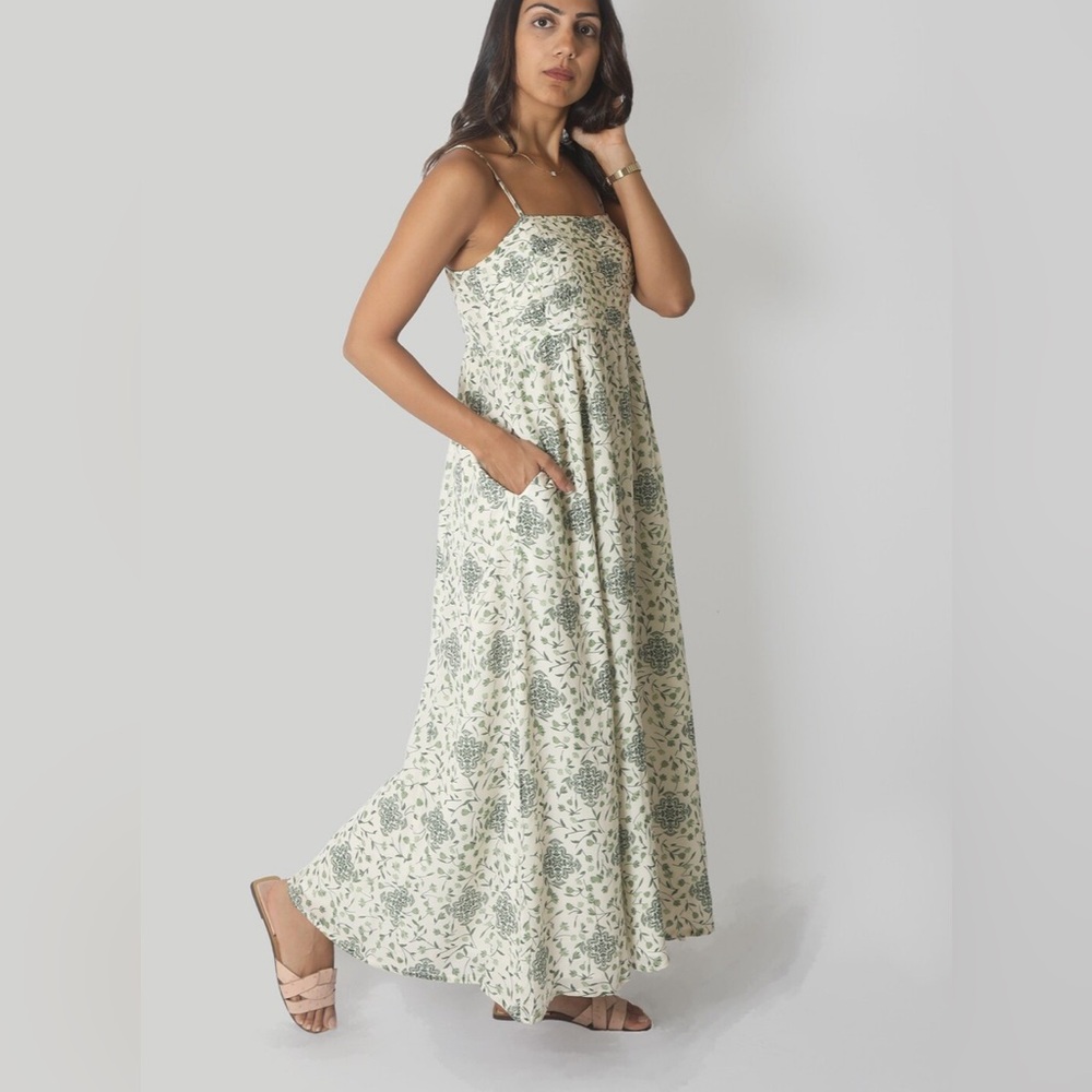 Reistor The Jade Ruched Maxi Dress